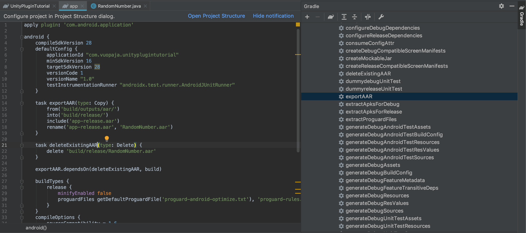 Gradle View
